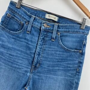 Madewell Womens 11" High Rise Skinny Jeans Medium Wash Size 28 Denim Pants